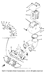 RD350B Воздушный фильтр