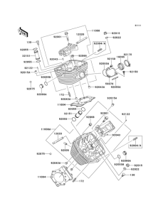 VN800 Головка цилиндров