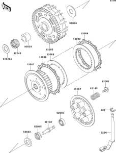 VN800 Сцепление