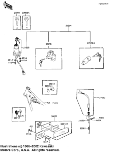 KZ1000 Замок зажикания