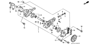 XR400R Маслонасос