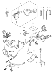 DR-Z400 Жгут проводов
