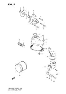 VS1400 Масляный и топливный насос