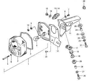 TS125 Задний комбинированный сигнал