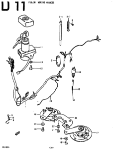 GS1000 Жгут проводов