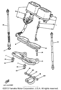 XT350B Приборы