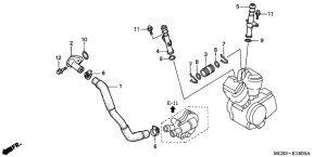 XL650V Труба водная
