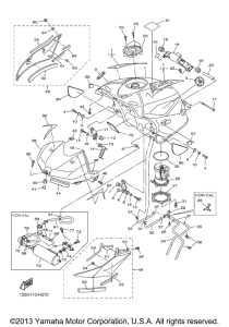 YZF-R6 Топливный бак