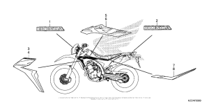CRF250L (ABS) Mark + Stripe (1)