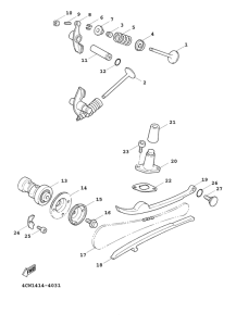 XC125FI Клапана