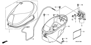 NVS50 Seat / luggage box