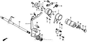 CT70 Вилка переключения передач