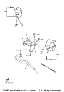 YZF-R6 Рулевые переключатели