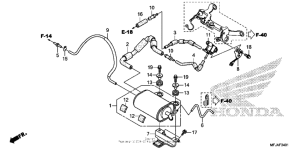 CBR600RR (ABS) Evap canister (cbr600ra)