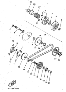 CW50RS Сцепление