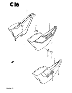 ZR50 Обтекатель задний