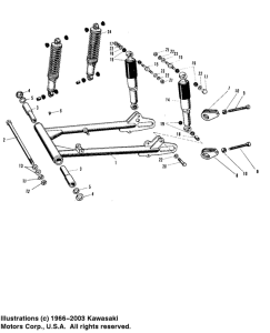 A1 Swing arm / shock absorbers