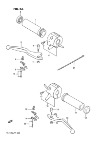 VS750 Рулевой переключатель