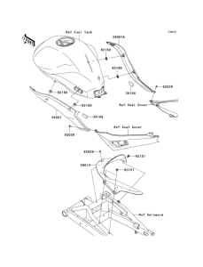 ER650 Боковые обтекатели