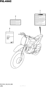  Label (Dr-Z125L E33)