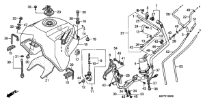 XL1000V (ABS) Tank fuel
