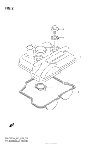 RM-Z250 Крышка головки цилиндров