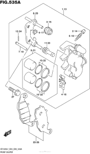 VZ1500 Передние тормоза