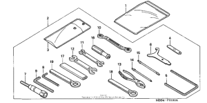 VTR1000F Инструмент