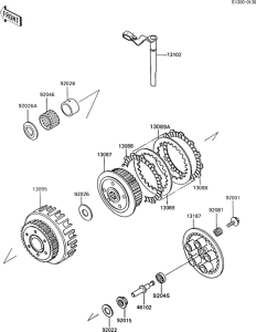 ZX600 Сцепление