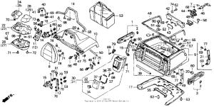 GL1500I Кофр задний
