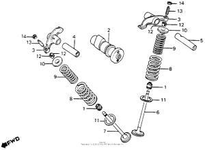 XL80S Распределительный вал и клапана