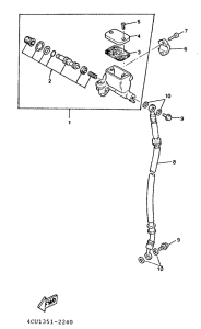 YE50 Главный тормозной цилиндр