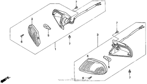 SA50 Сигналы поворота передние