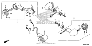 CB1100S (ABS) Задний фонарь