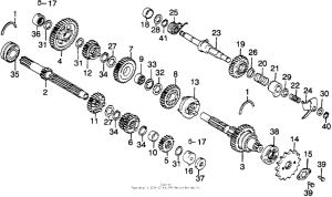 CJ360 Трансмиссия