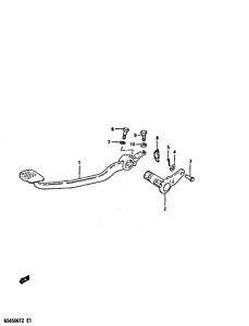 GS650 Передний суппорт
