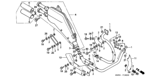 XL600V Глушитель