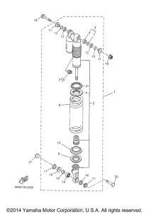 WR250FP Задняя подвеска