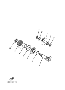 XT125X Стартер