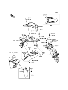 KLX150 Заднее крыло