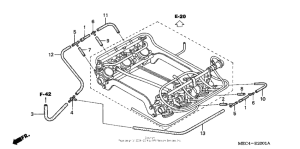 NRX1800D Throttle body (tubing) (ac)
