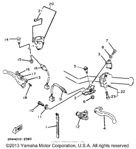 XT225EC Рулевые переключатели