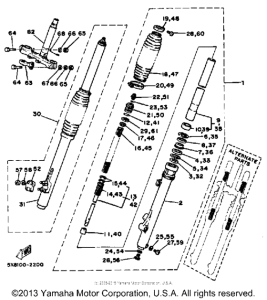 IT175J Передняя вилка