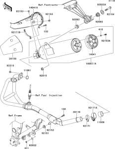 EX250 Глушитель