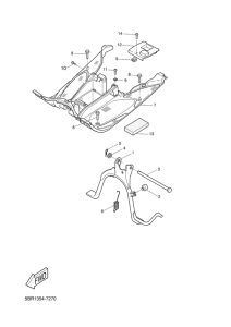 YQ50 Stander. fussraste