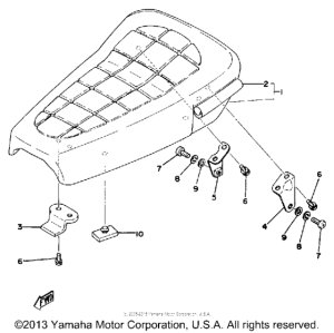 TY250D Сиденье