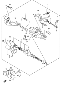AN400 Задний суппорт