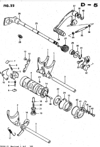 GSX750 Переключение передач