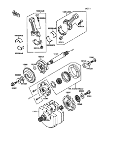 VN1500 Коленвал