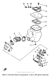 YZ60H Впускная система